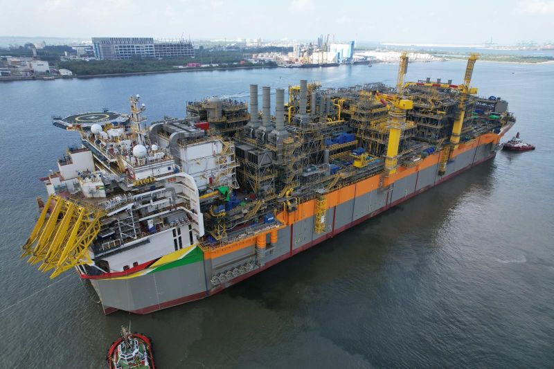 FPSO Jaguar在新加坡进行集成和调试